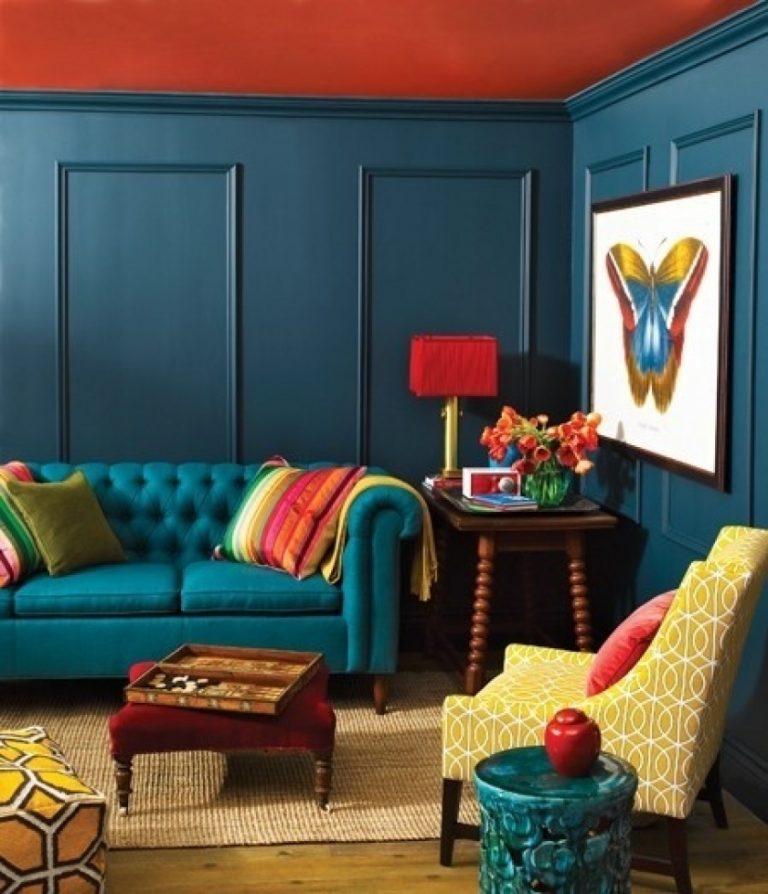 Interiors: Look Of The Day – Jewel Hues